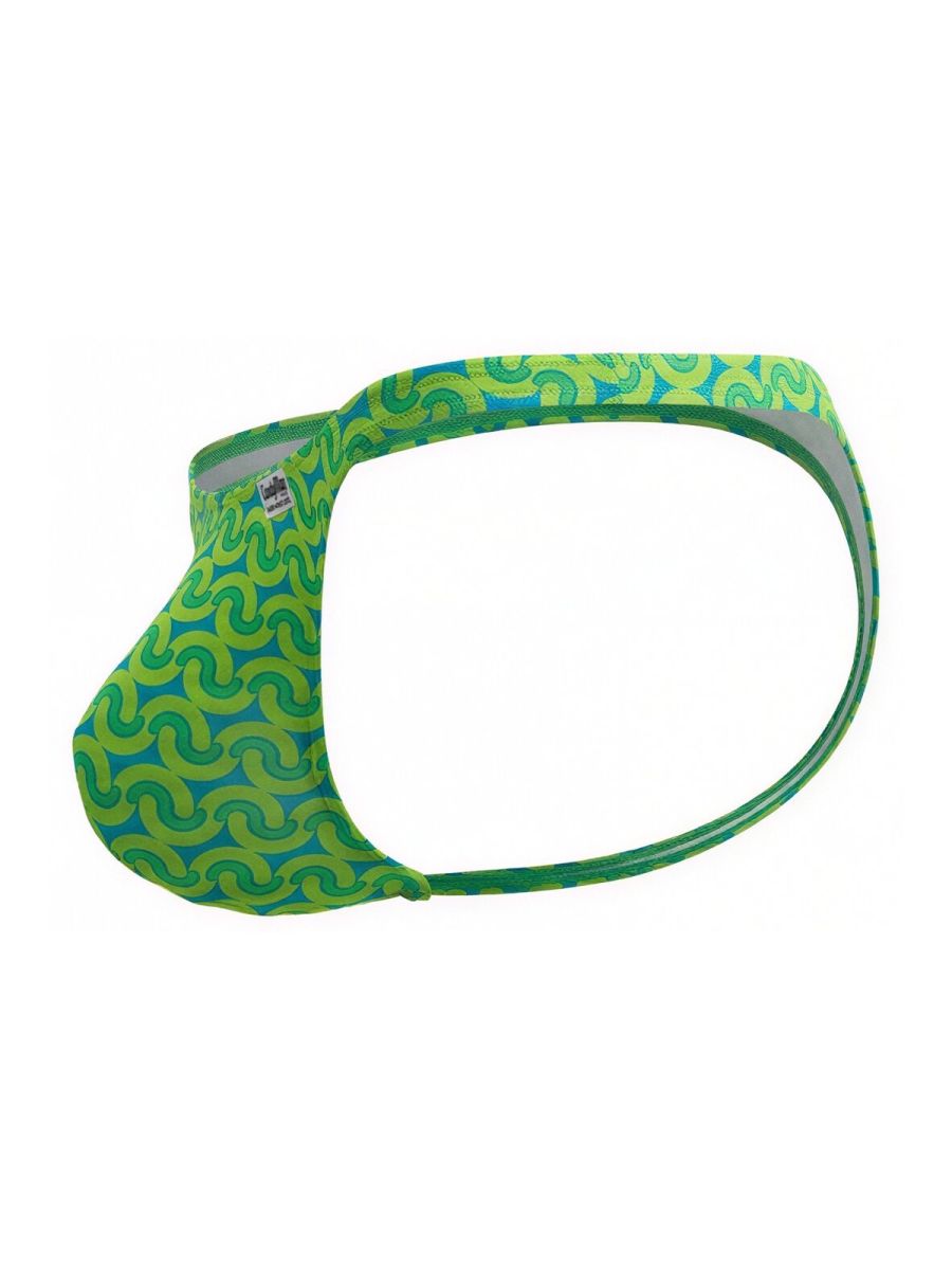 CandyMan Printed Thong - Printed Green