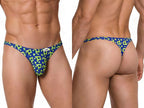 CandyMan Printed Thong - Printed Navy