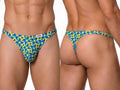 CandyMan Printed Thong - Printed Turquoise