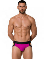 CandyMan Supportive Strappy Jockstrap - Magenta