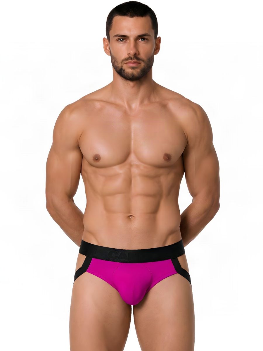 CandyMan Supportive Strappy Jockstrap - Magenta