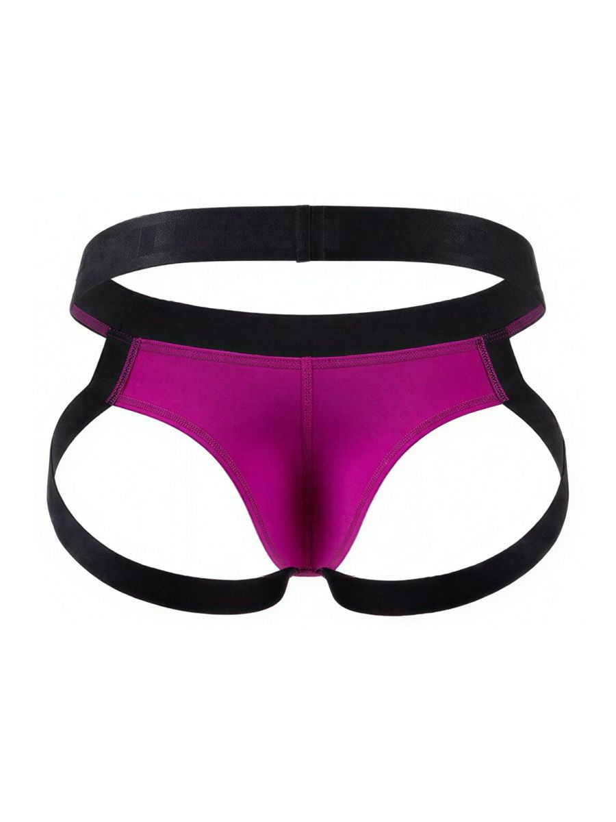 CandyMan Supportive Strappy Jockstrap - Magenta