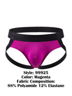 CandyMan Supportive Strappy Jockstrap - Magenta