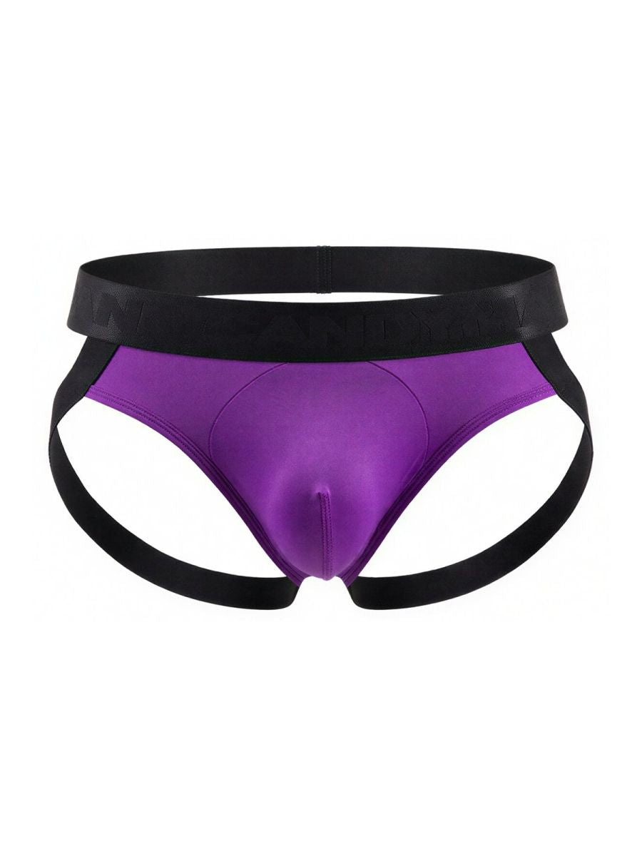 CandyMan Supportive Strappy Jockstrap - Orchid