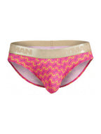 CandyMan Printed Briefs - Printed Pink