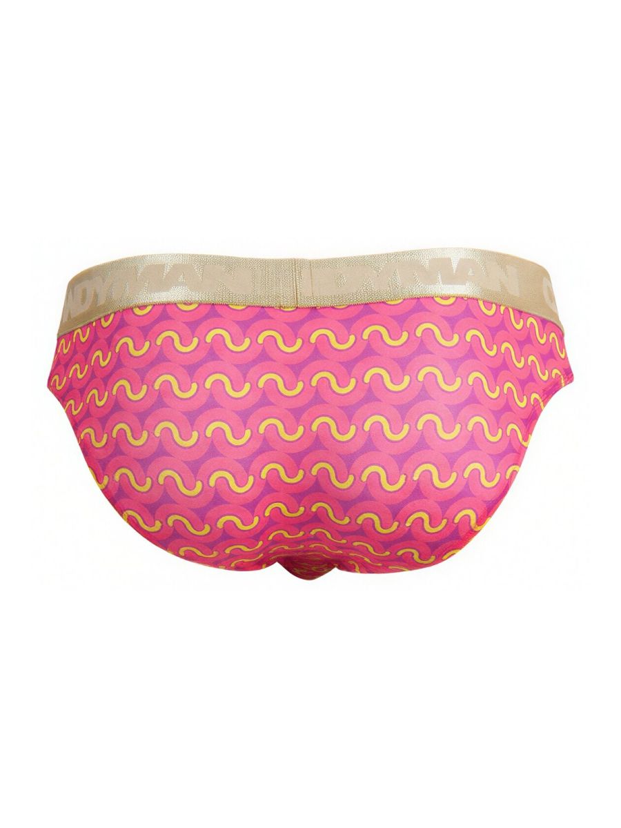 CandyMan Printed Briefs - Printed Pink