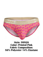 CandyMan Printed Briefs - Printed Pink