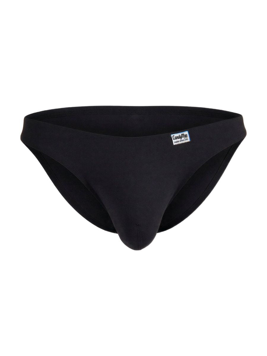 CandyMan Bikini Sleek Low Rise Brief - Black