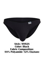 CandyMan Bikini Sleek Low Rise Brief - Black