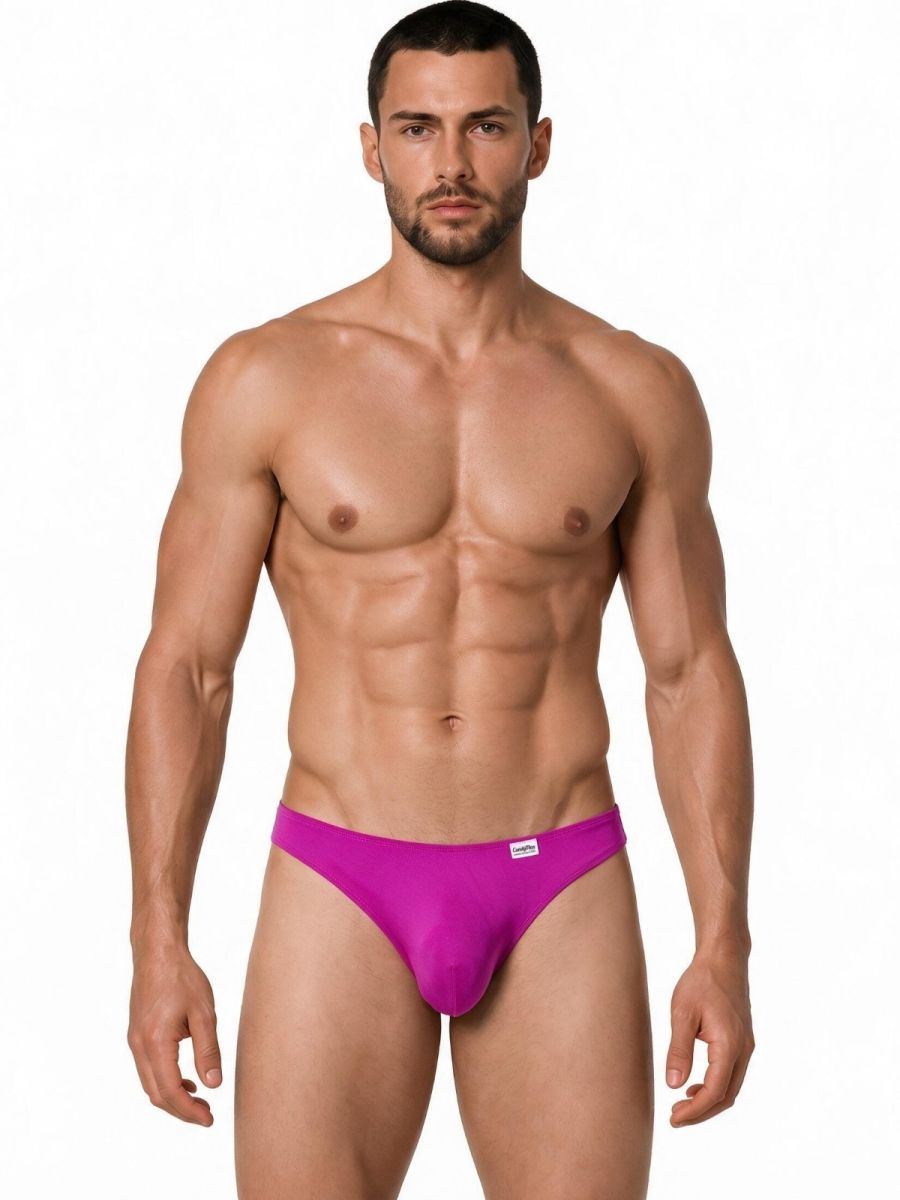 CandyMan Bikini Sleek Low Rise Brief - Magenta