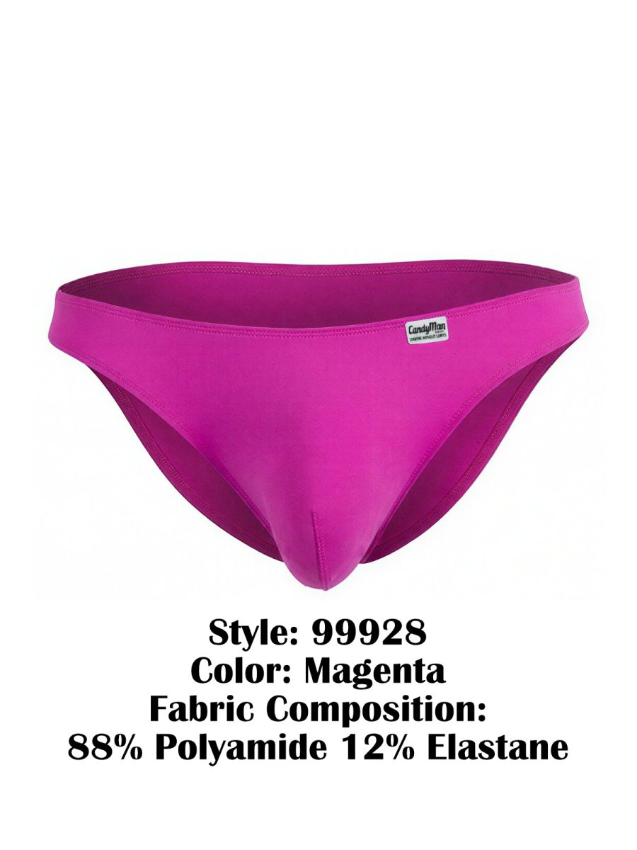 CandyMan Bikini Sleek Low Rise Brief - Magenta