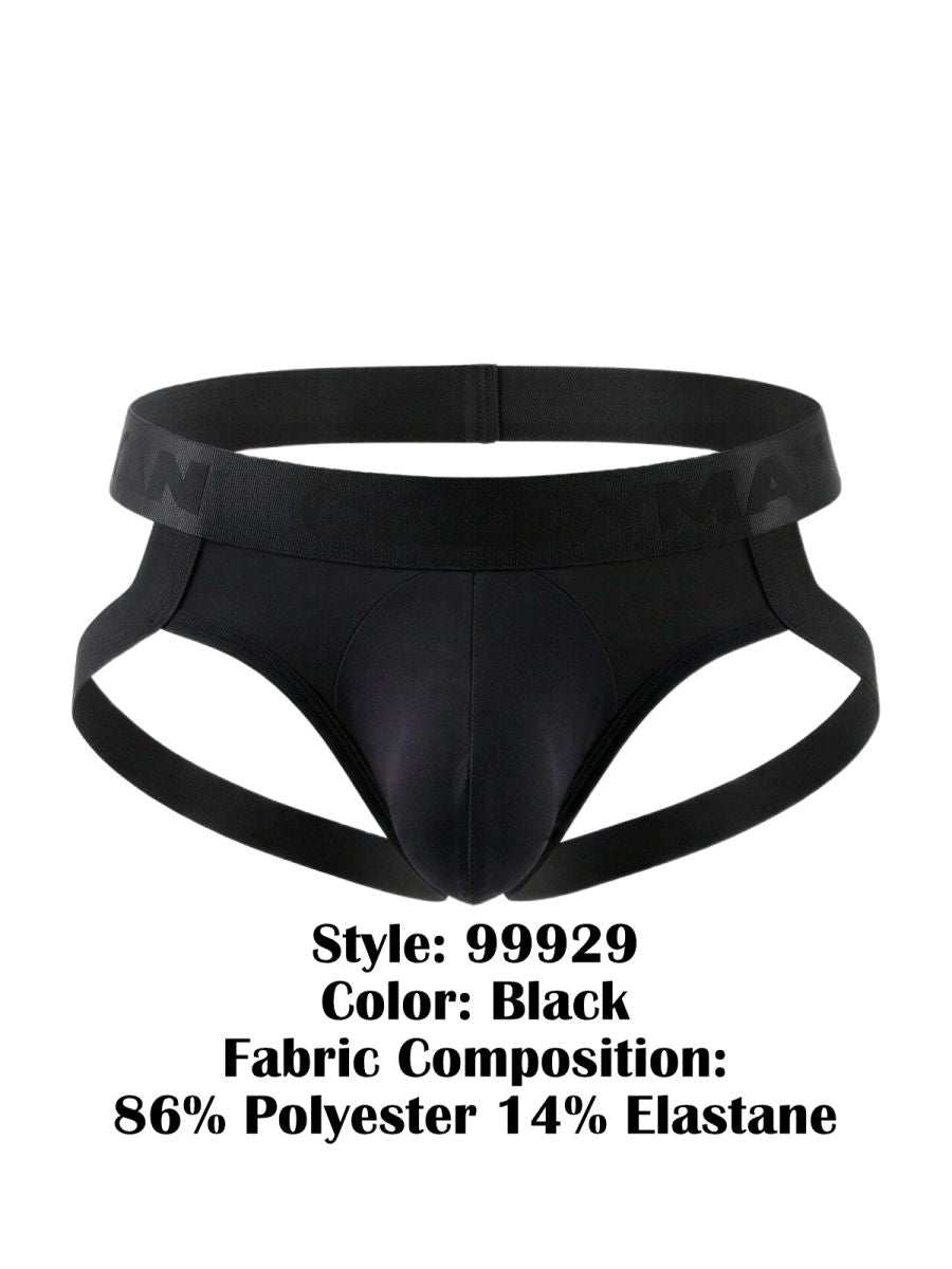 CandyMan Sleek Modern Jockstrap - Black