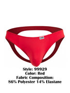 CandyMan Sleek Modern Jockstrap - Red