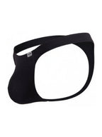 CandyMan Sleek Low Rise Thong - Black
