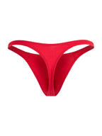 CandyMan Sleek Low Rise Thong - Red