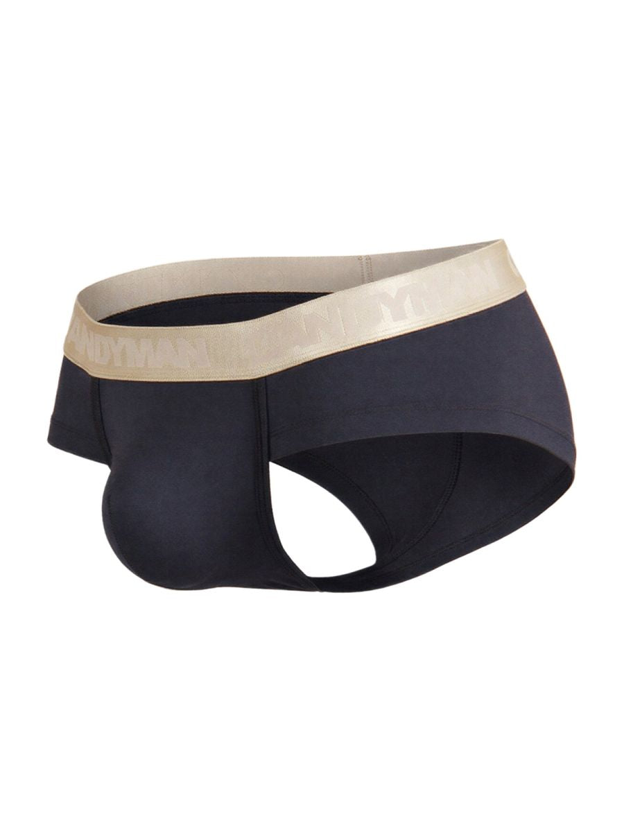 CandyMan Sleek Contour Briefs - Black