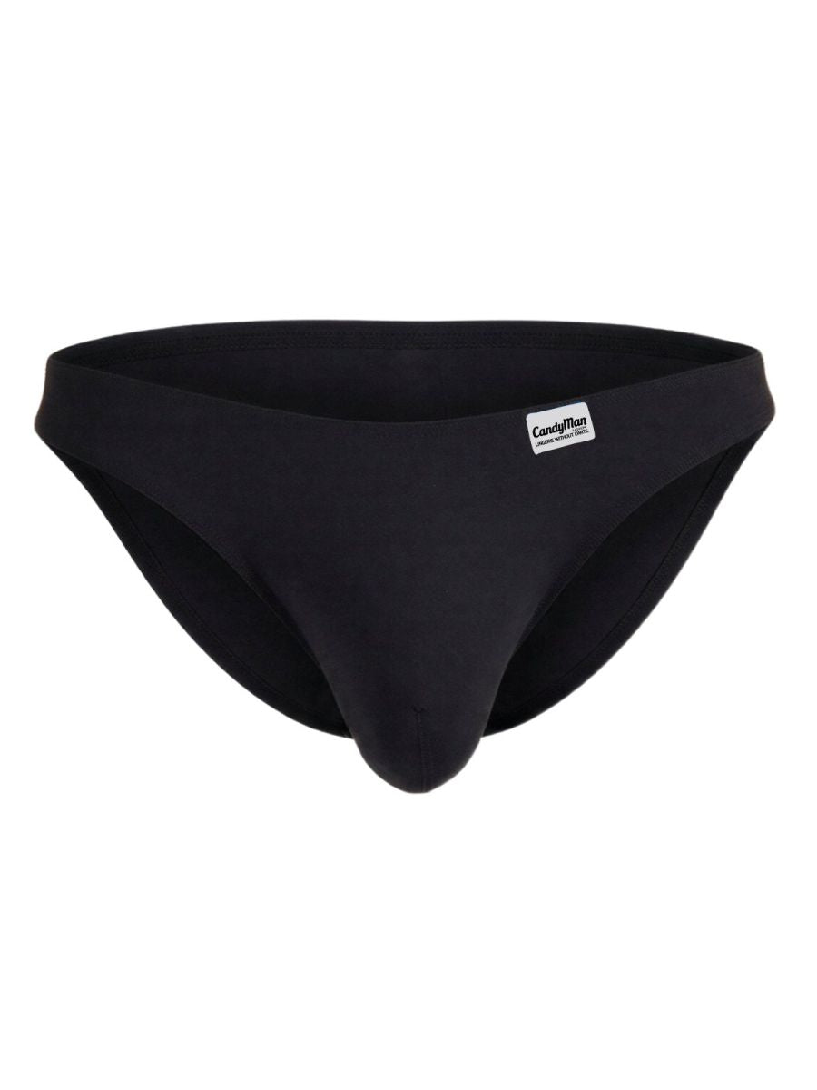 CandyMan Sleek Contour Briefs - Black