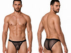 CandyMan Seductive Mesh Bikini - Black Mesh