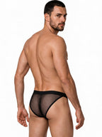 CandyMan Seductive Mesh Bikini - Black Mesh