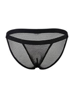 CandyMan Seductive Mesh Bikini - Black Mesh