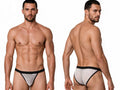CandyMan Seductive Mesh Bikini - White Mesh