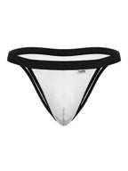 CandyMan Seductive Mesh Bikini - White Mesh