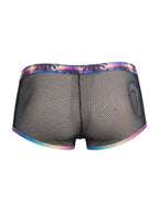 CandyMan Breathable Mesh Tropical Trunks - Black