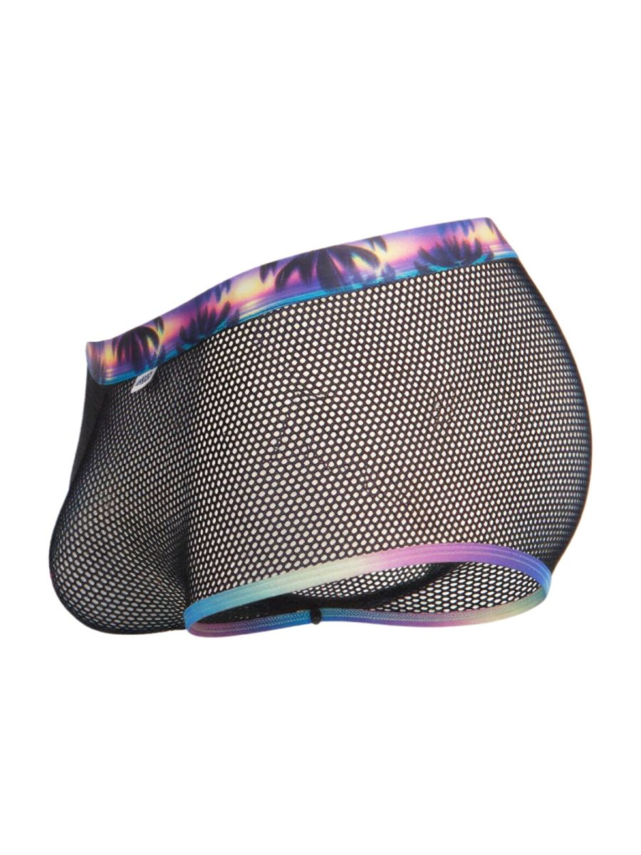 CandyMan Breathable Mesh Tropical Trunks - Black
