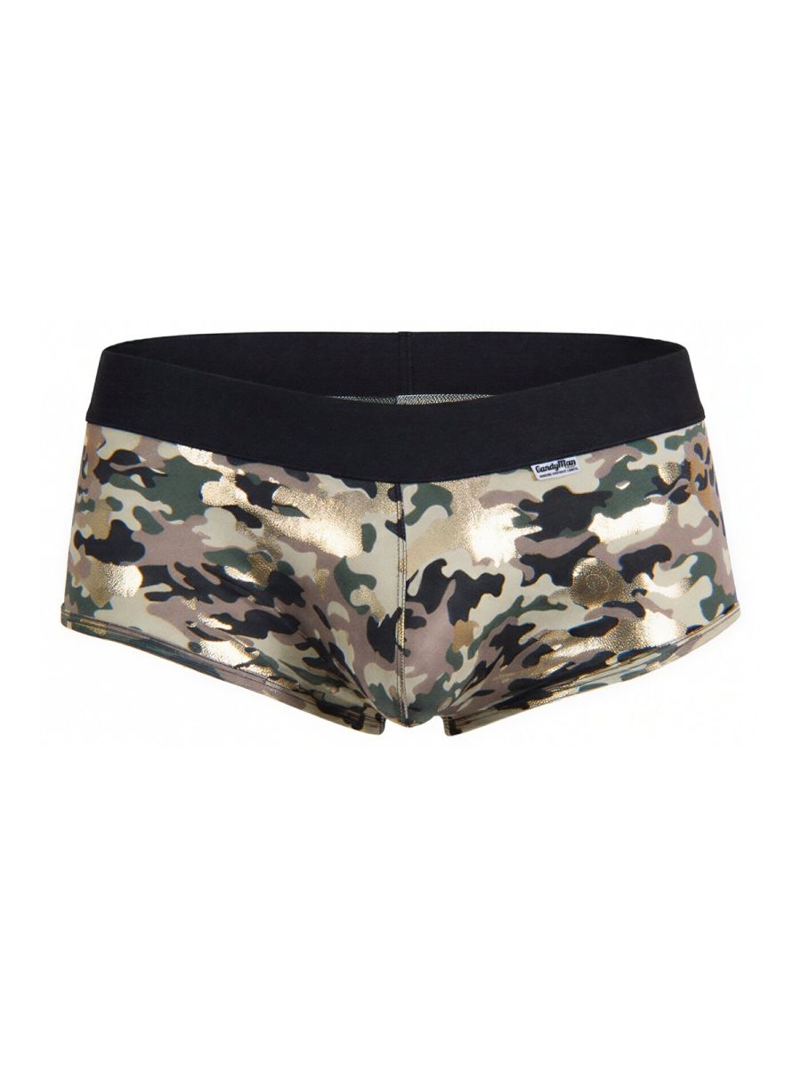 CandyMan Supportive Contour Pouch Low Rise Trunks - Camo