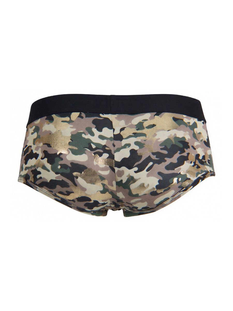 CandyMan Supportive Contour Pouch Low Rise Trunks - Camo