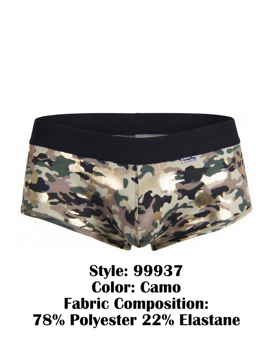 CandyMan Supportive Contour Pouch Low Rise Trunks - Camo