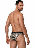 CandyMan Contoured Support Low Rise Briefs - Camo
