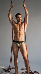 CandyMan Contoured Support Low Rise Briefs - Camo
