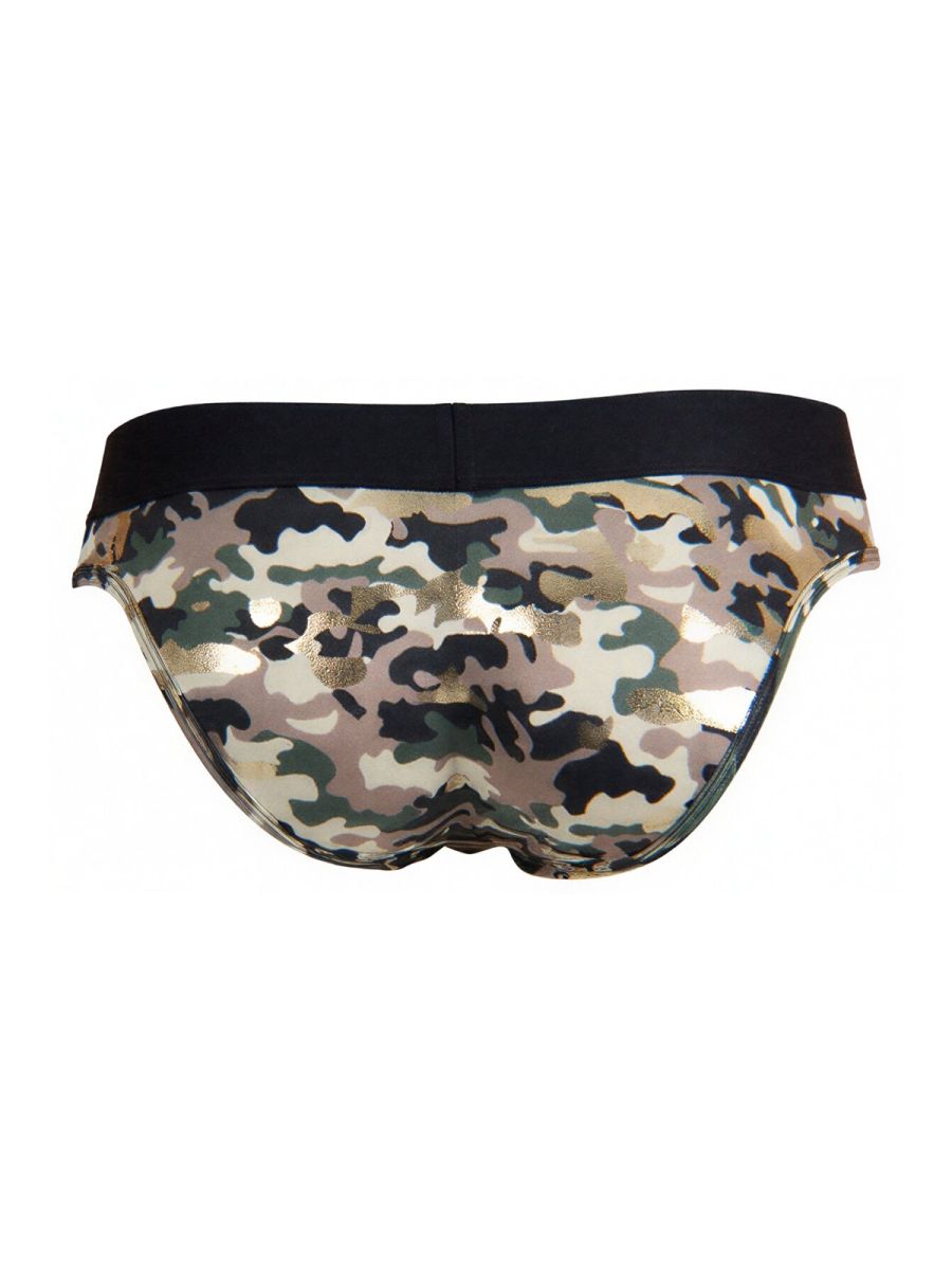 CandyMan Contoured Support Low Rise Briefs - Camo