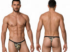 CandyMan Minimalist Low Rise Micro Thong - Camo