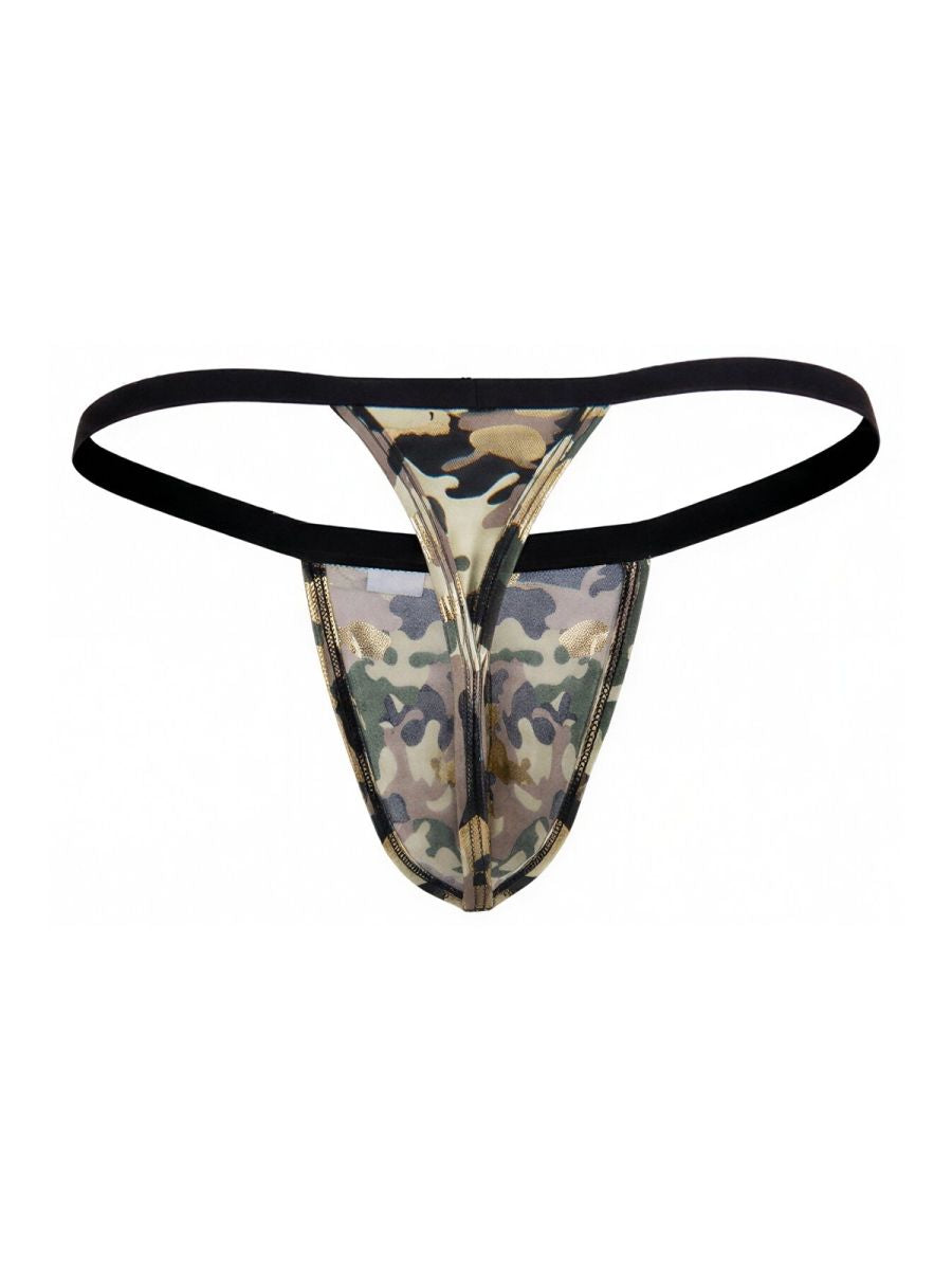 CandyMan Minimalist Low Rise Micro Thong - Camo