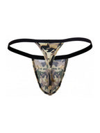 CandyMan Minimalist Low Rise Micro Thong - Camo
