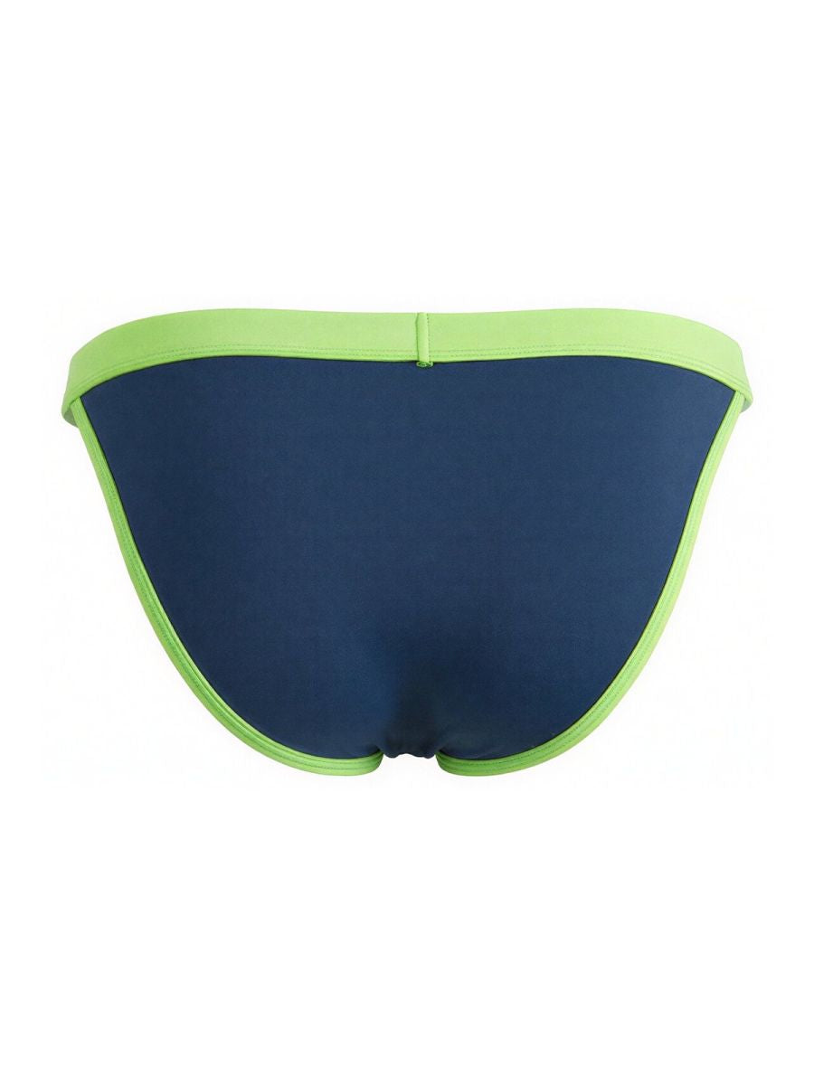 CandyMan Bikini Athletic Low Rise Brief - Navy