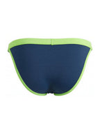 CandyMan Bikini Athletic Low Rise Brief - Navy