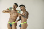 CandyMan Bikini Athletic Low Rise Brief - Navy