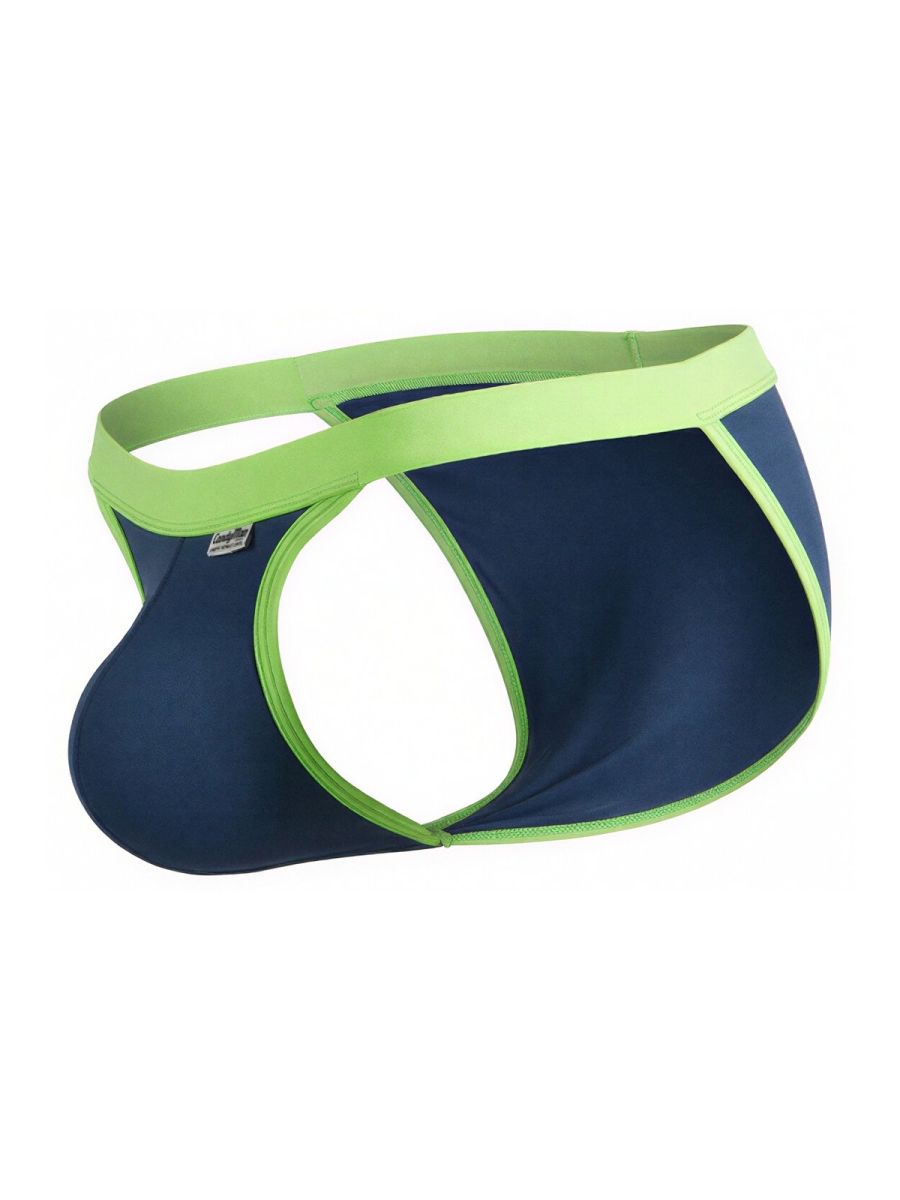CandyMan Bikini Athletic Low Rise Brief - Navy