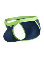 CandyMan Bikini Athletic Low Rise Brief - Navy