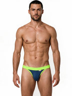 CandyMan Sporty Athletic Thong - Navy