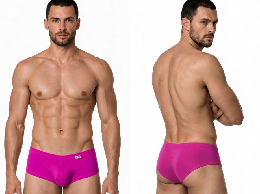 CandyMan Sleek Low Rise Trunks - Magenta