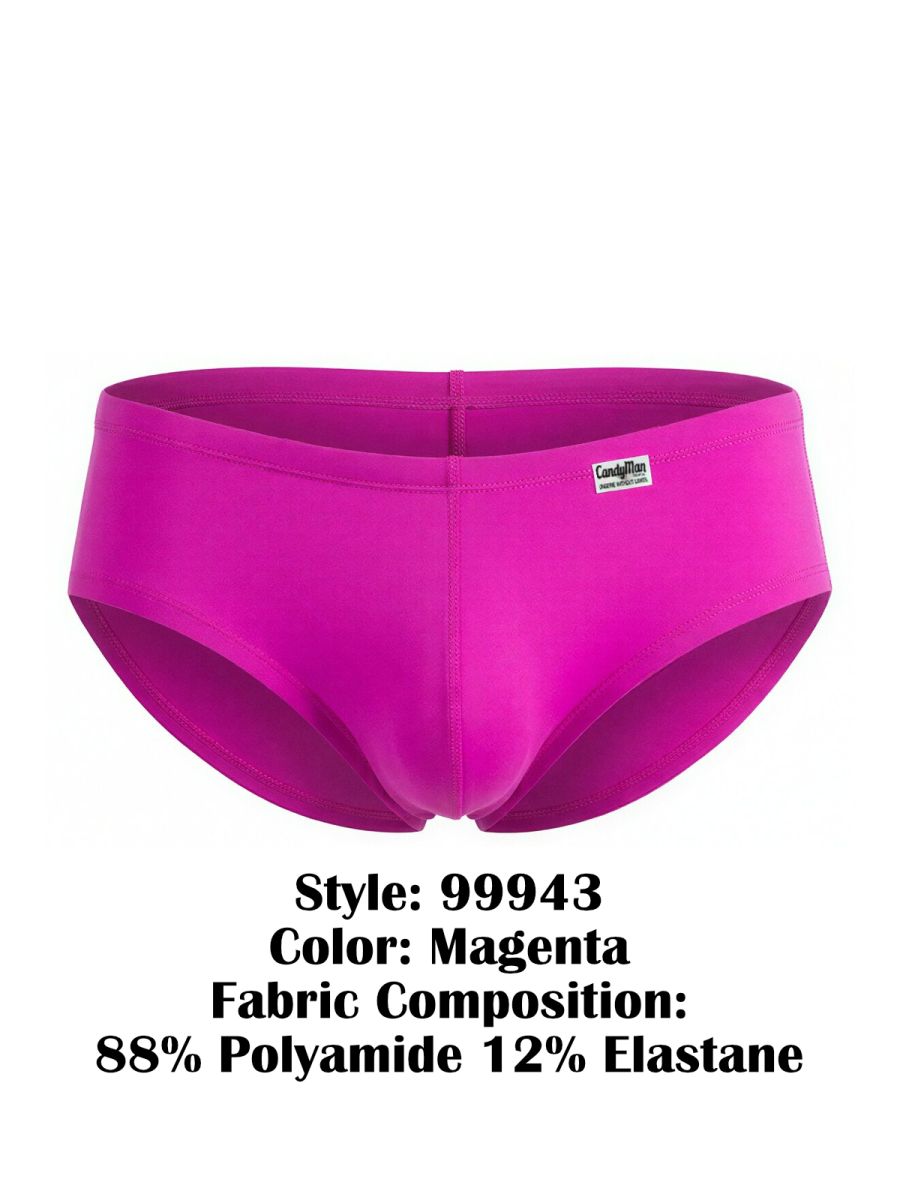 CandyMan Sleek Low Rise Trunks - Magenta
