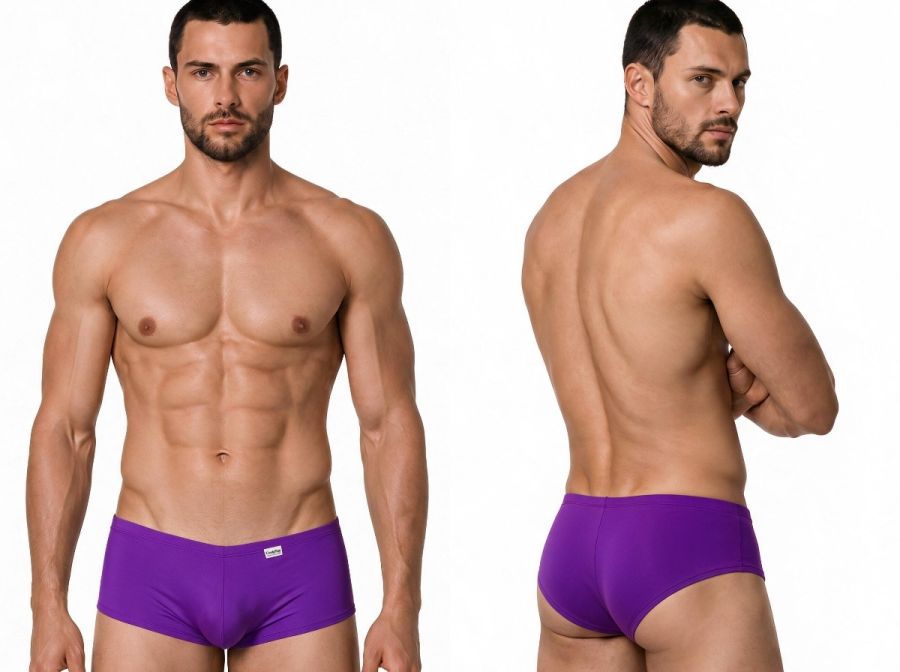 CandyMan Sleek Low Rise Trunks - Orchid