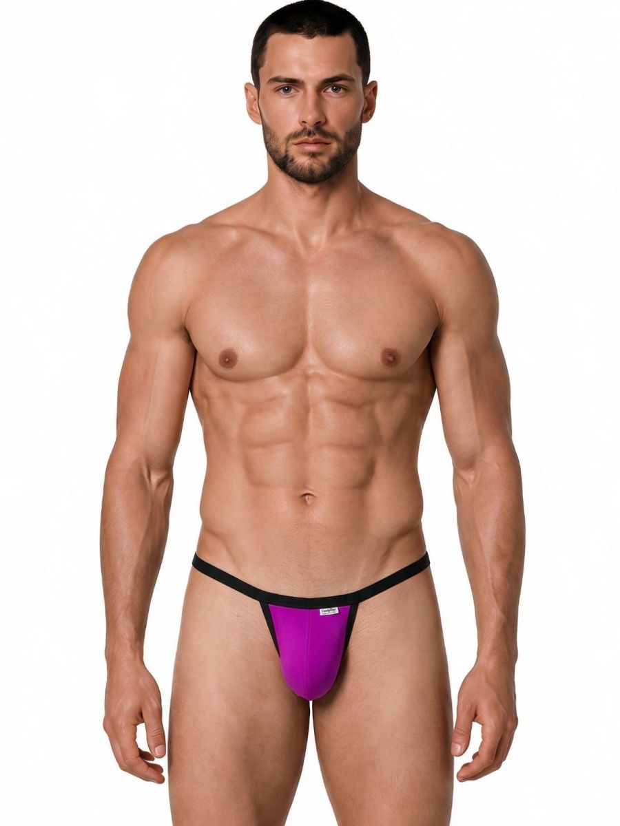 CandyMan Sleek Minimalist Thongs - Magenta