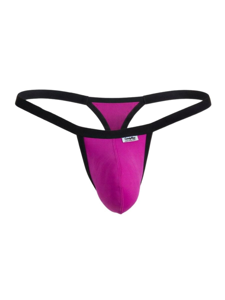 CandyMan Sleek Minimalist Thongs - Magenta