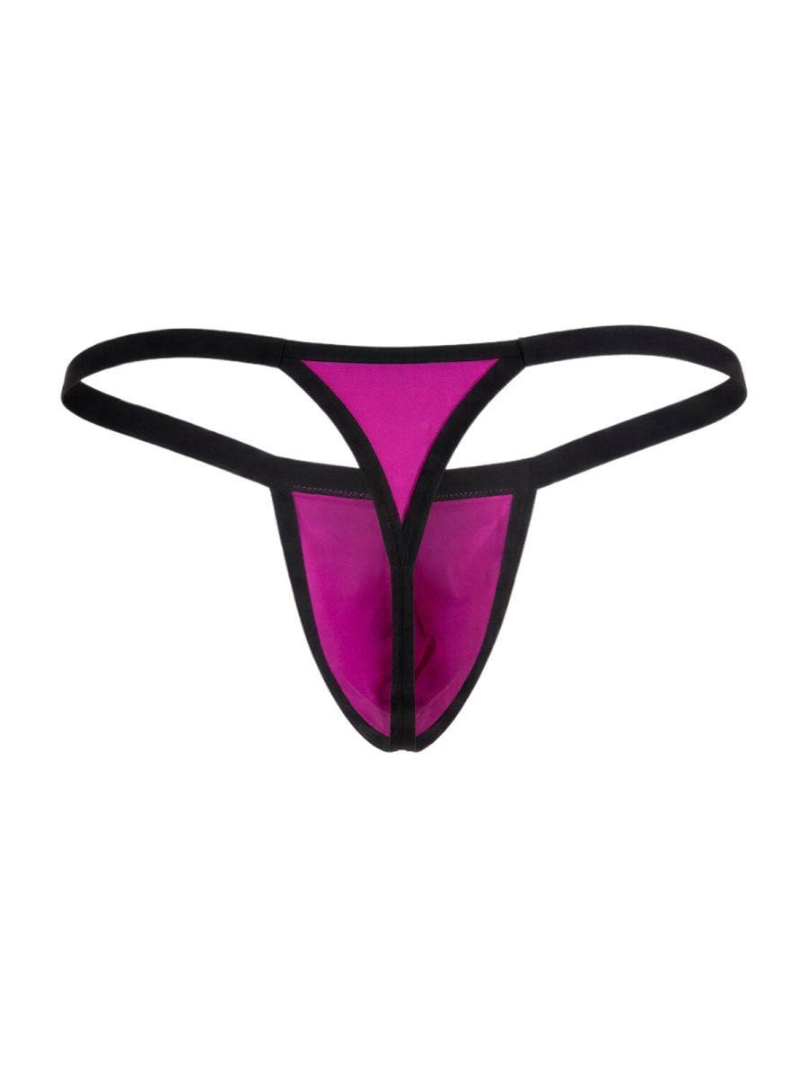 CandyMan Sleek Minimalist Thongs - Magenta