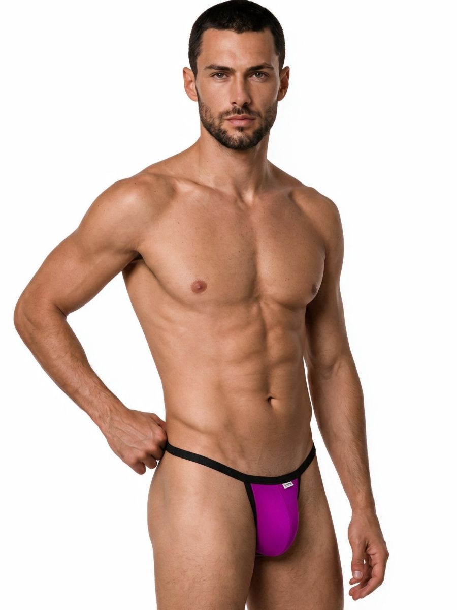 CandyMan Sleek Minimalist Thongs - Magenta